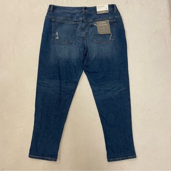 NWT New DL1961 Riley Straight Boyfriend Jean in Adams Wash Size 32 - Picture 10 of 10